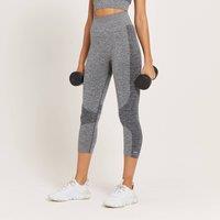 Fitness Mania - MP Women's Curve High Waisted 3/4 Leggings - Grey Marl  - L