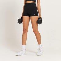 Fitness Mania - MP Women's Curve High Waisted Booty Shorts - Black  - L