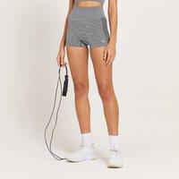 Fitness Mania - MP Women's Curve High Waisted Booty Shorts - Grey Marl  - L