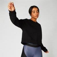 Fitness Mania - MP Women's Metallic Cropped Sweater - Black - M