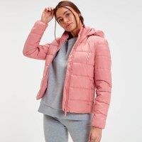 Fitness Mania - MP Women's Outerwear Lightweight Hooded Packable Puffer Jacket - Dust Pink  - L