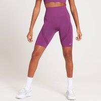 Fitness Mania - MP Women's Tempo Seamless Cycling Shorts - Purple - L