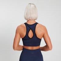 Fitness Mania - MP Women's Training Ribbed Seamless Sports Bra - Midnight - XS