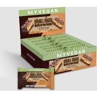 Fitness Mania - Vegan Double Dough Brownie - 12 x 60g - Peanut Butter