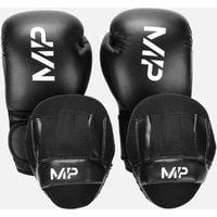 Fitness Mania - MP Boxing Gloves and Pads Bundle - Black - 10oz