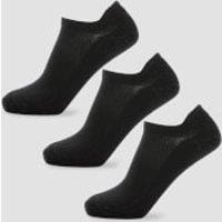 Fitness Mania - MP Men's Ankle Socks - Black (3 Pack) - UK 9-12