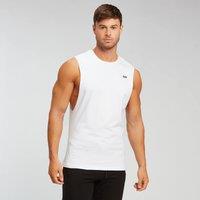 Fitness Mania - MP Men's Drop Armhole Tank - White - XL