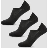 Fitness Mania - MP Women's Ankle Socks - Black (3 Pack) - UK 7-9