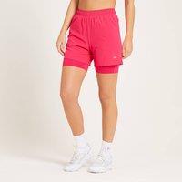 Fitness Mania - MP Women's Essentials Training 2-IN-1 Shorts - Magenta  - L