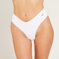 Fitness Mania - MP Women's No VPL Thong - White - L