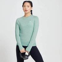 Fitness Mania - MP Women's Performance Long Sleeve Training T-Shirt - Arctic Blue Marl with White Fleck  - L