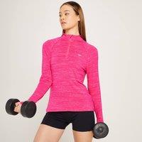 Fitness Mania - MP Women's Performance Training 1/4 Zip Top - Magenta Marl with White Fleck - L