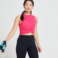 Fitness Mania - MP Women's Power Twist Front Crop Top - Magenta - L