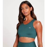 Fitness Mania - MP Women's Sculpt Laser Cut Sports Bra - Pine - XXS