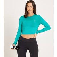 Fitness Mania - MP Women's Training Dry Tech Long Sleeve Crop Top - Lagoon - L