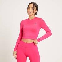 Fitness Mania - MP Women's Training Dry Tech Long Sleeve Crop Top - Magenta  - L