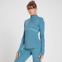 Fitness Mania - MP Women's Velocity Ultra 1/4 Zip Top - Stone Blue - XXS