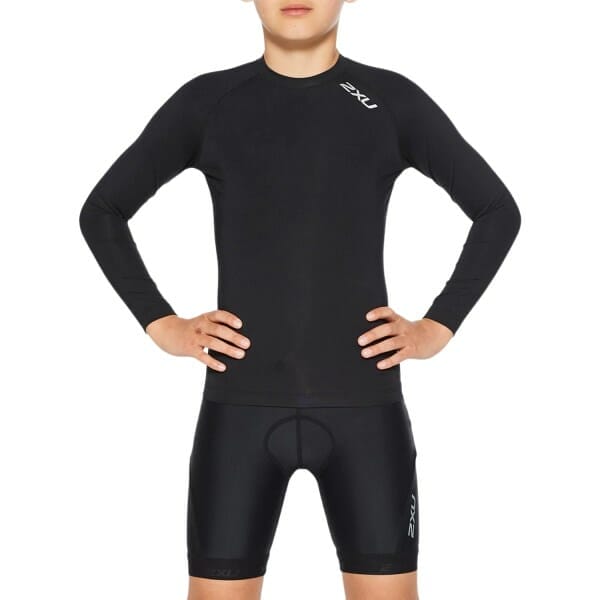 Fitness Mania - 2XU Core Youth Kids Compression Long Sleeve Top
