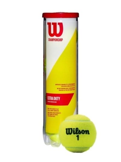 Fitness Mania - Wilson Championship Extra Duty Tennis Balls - 4 Ball Can