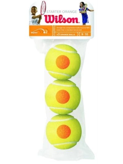 Fitness Mania - Wilson Starter Game Kids Tennis Balls - 3 Pack