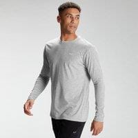 Fitness Mania - MP Men's Long Sleeve Top - Classic Grey Marl - XXXL