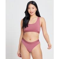 Fitness Mania - MP Women's Bralette & Hipster Set - Mauve - XXL - XS