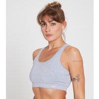 Fitness Mania - MP Women's Cotton Essentials Bralette - Grey Marl - L