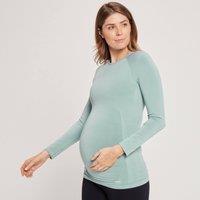 Fitness Mania - MP Women's Maternity Seamless Long Sleeve T-Shirt - Ice Blue - L