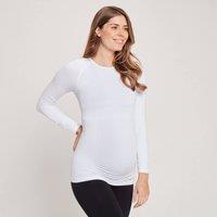 Fitness Mania - MP Women's Maternity Seamless Long Sleeve T-Shirt - White - XXS