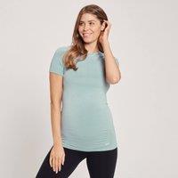 Fitness Mania - MP Women's Maternity Seamless Short Sleeve T-Shirt - Ice Blue - L