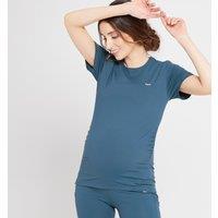 Fitness Mania - MP Women's Power Maternity Short Sleeve Top - Dust Blue - S