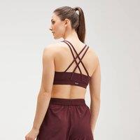 Fitness Mania - MP Women's Training Control Sports Bra - Washed Oxblood - XS