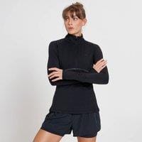 Fitness Mania - MP Women's Velocity Ultra 1/4 Zip Top - Black - XXS