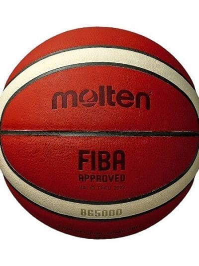 Fitness Mania - Molten BG Series 5000 Genuine Leather Indoor Basketball - Size 7