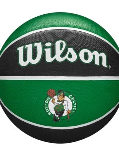 Fitness Mania - Wilson Boston Celtics NBA Team Tribute Basketball - Size 7