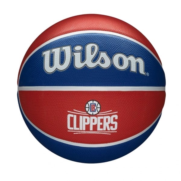 Fitness Mania - Wilson LA Clippers NBA Team Tribute Outdoor Basketball - Size 7