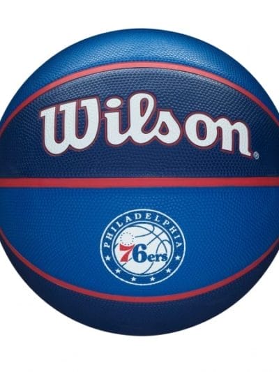 Fitness Mania - Wilson Philadelphia 76ers NBA Team Tribute Outdoor Basketball - Size 7