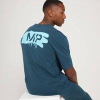 Fitness Mania - MP Men's Adapt Washed Oversized Short Sleeve T-Shirt - Dust Blue - XS