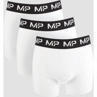 Fitness Mania - MP Men's Boxers - White (3 Pack) - M