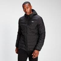 Fitness Mania - MP Men's Lightweight Hooded Packable Puffer Jacket - Black - L