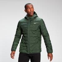 Fitness Mania - MP Men's Lightweight Hooded Packable Puffer Jacket - Dark Green - XXXL
