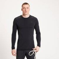 Fitness Mania - MP Men's Tempo Ultra Seamless Long Sleeve Top - Black - XS