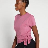 Fitness Mania - MP Women's Composure Short Sleeve Asymmetric Top - Mauve - M