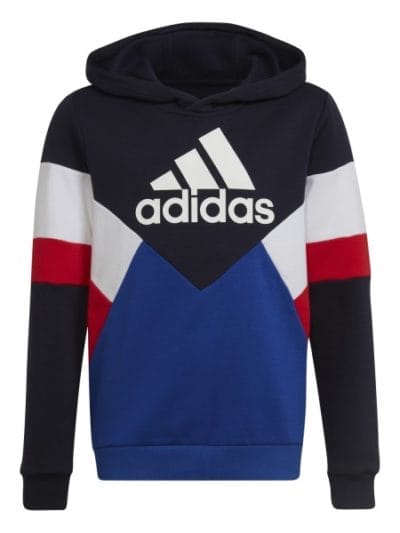 Fitness Mania - Adidas Essentials Logo Colourblock Kids Hoodie