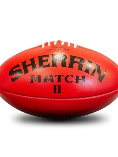 Fitness Mania - Sherrin Match Leather Game Football - Size 4