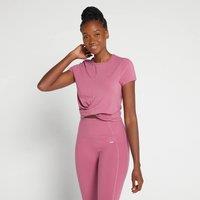 Fitness Mania -  MP Women's Composure Twist Front Crop T-Shirt - Mauve - M