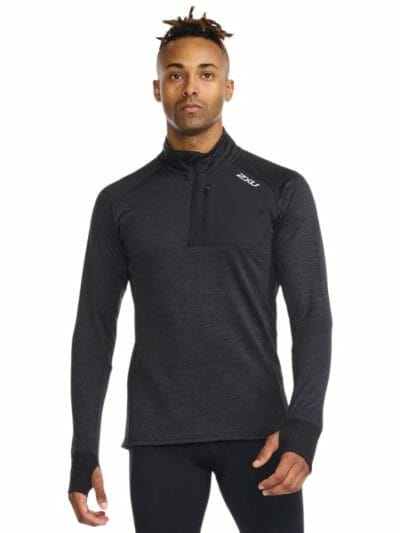 Fitness Mania - 2XU Ignition 1/4 Zip Mens Long Sleeve Running Top