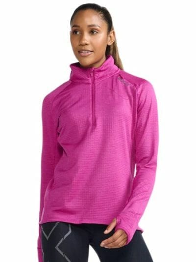 Fitness Mania - 2XU Ignition 1/4 Zip Womens Long Sleeve Running Top