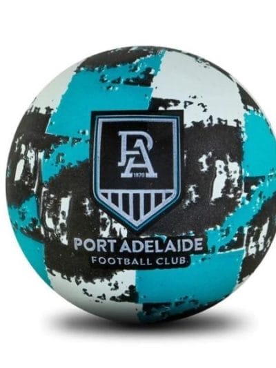 Fitness Mania - Sherrin Port Adelaide AFL Team Marble High Bounce Ball