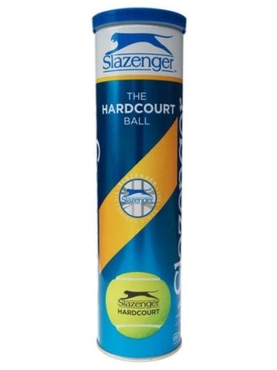 Fitness Mania - Slazenger Hardcourt Tennis Balls - 4 Ball Can